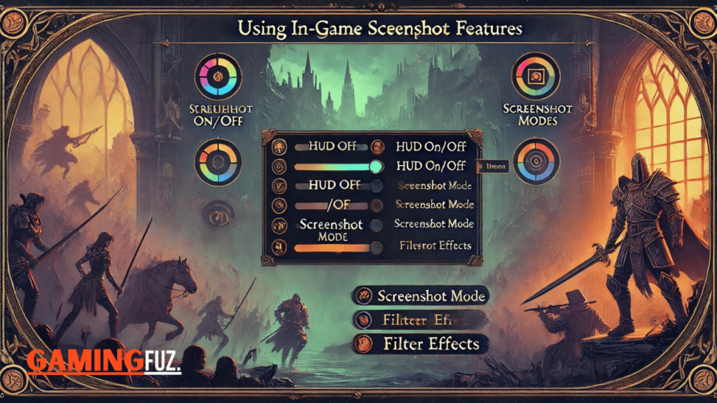 Using In-Game Screenshot Features